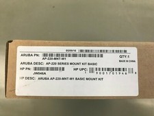 Lot of 2 Aruba Networks AP-220-MNT-W1 Mounting Bracket for Wireless Access Point