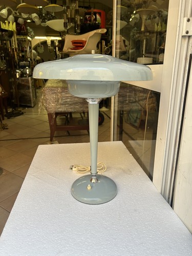 LAMPADA DA TAVOLO MINISTERIALE 50s COLORE ORIGINALE ITALIAN DESIGN TABLE LAMP - Imagen 16 de 16