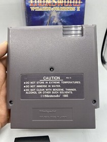 Wizards & Warriors & Iron Sword Wizards & Warrior Ii 2 (Nintendo NES) Authentic