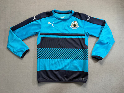Puma Newcastle United 2016/17 Training Sweatshirt Blue boys size XL
