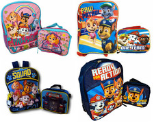 Paw Patrol Boys Girls School Backpack Lunch box Book Bag SET Kids Gift Toy
