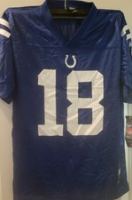 New Reebok Peyton Manning Indianapolis Colts Jersey Youth Large 14-16