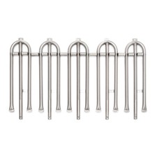 Edelstahl Brennerrohr-Set / Brennerset f&uuml;r 5-flammige Gas-Grill/-Br&auml;ter BRS5-XCR