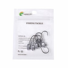 Lead Jig Fish Head Fishing Crappie Lure Bait Tackle Unpainted Ice Assorted Hooks