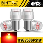 4X 7506 1156 BA15S LED Brake Stop Tail Light Bulbs Red For BMW X1 X3 330i 328i