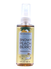 BATH  BODY WORKS SNOWY PEACH BERRY FRAGRANCE MIST BODY SPRAY 3 FL OZ NEW