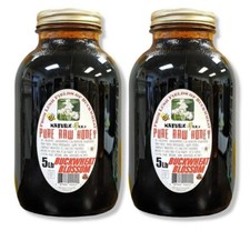 BUCKWHEAT HONEY 2-Pack 10 LBS 100 PURE RAW UNFILTERED HONEY Glass 10LB