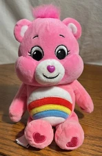 Care Bears Cheer Bear  - Basic Fun 2021 - Pink with Stitched Rainbow Belly