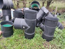 375mm Twin Wall drainage pipe bends, joiners, branches.