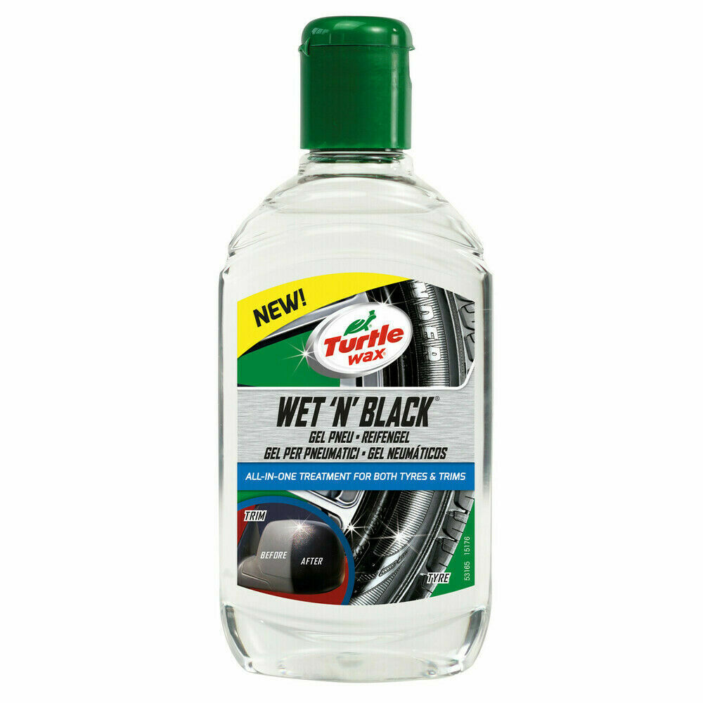 Gel Turtle Wax Wet 'n' Black Lucida Pneumatici e Guarnizioni 300ml
