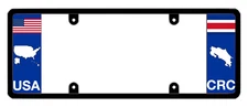 DFS Costa Rica CRC Patented License Plate Frame Holder