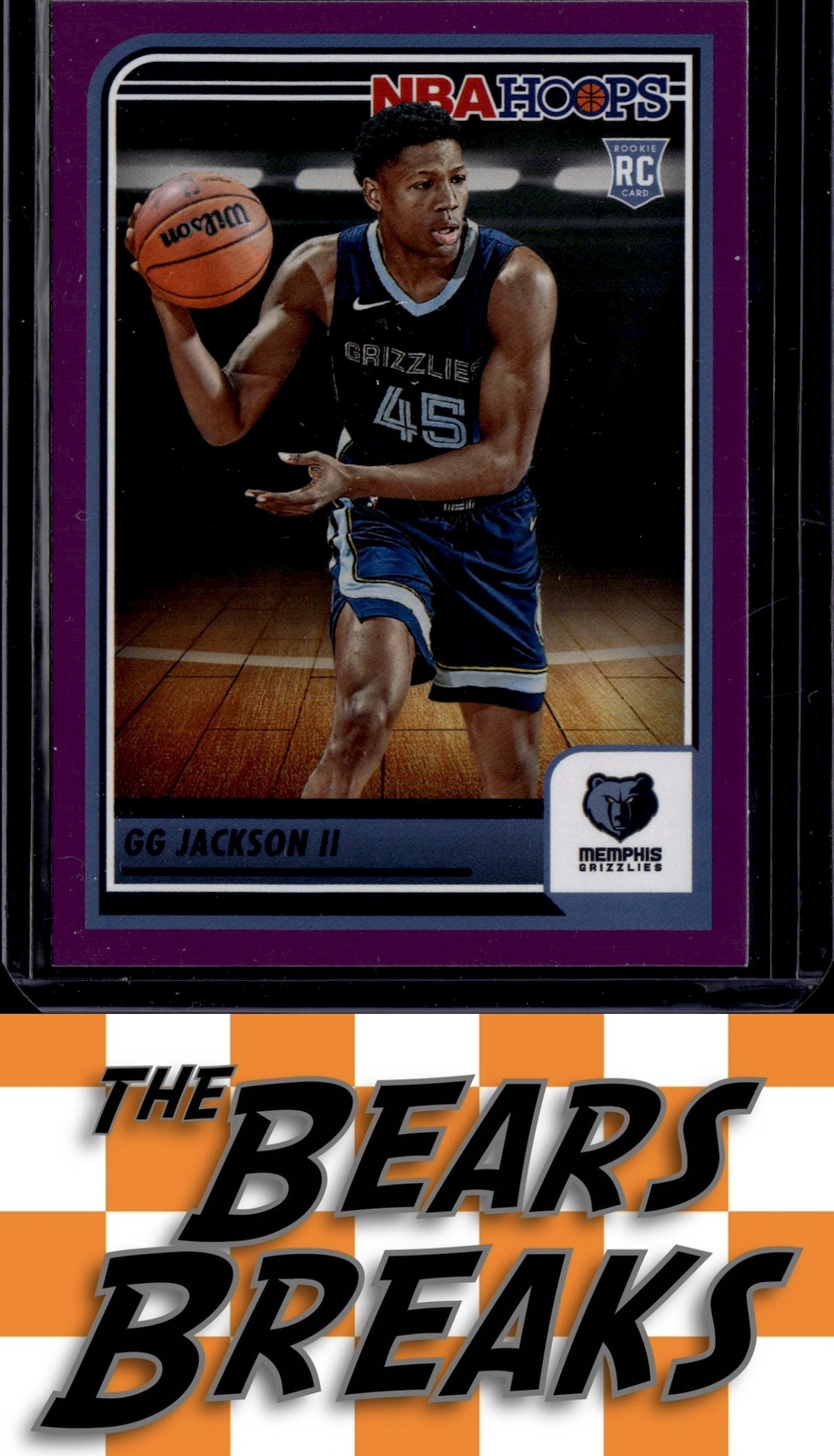 2023-24 Hoops Winter #275 GG Jackson II Purple
