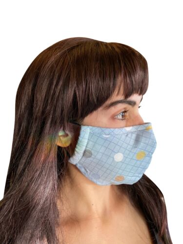 Adjustable Mask Cotton Washable Reusable Face Mask with Filter Pocket Unisex - Picture 6 of 12