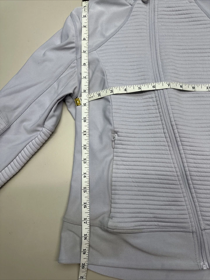 Chaqueta Mondetta Activewear para mujer S púrpura manga larga polar Foto 3 de 4