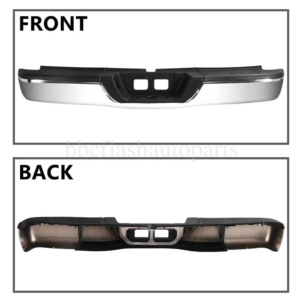 Chrome Complete Rear Step Bumper For 2000-2006 Toyota Tundra Foto 2 de 4