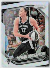 2025 Panini Prizm WNBA Silver Prizms Megan Gustafson #49 Aces Buy 2 Get 1 Free