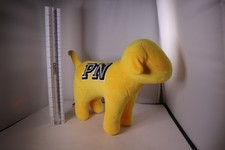 One Victoria Secret Pink Nation Plush Dog Gold Yellow Stuffed 9inx13in