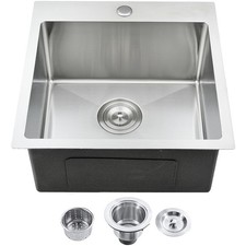 Vc Cucine Vccucine Bar Sink Drop In18 X 18 Inch Topmount Rv Small Kitchen