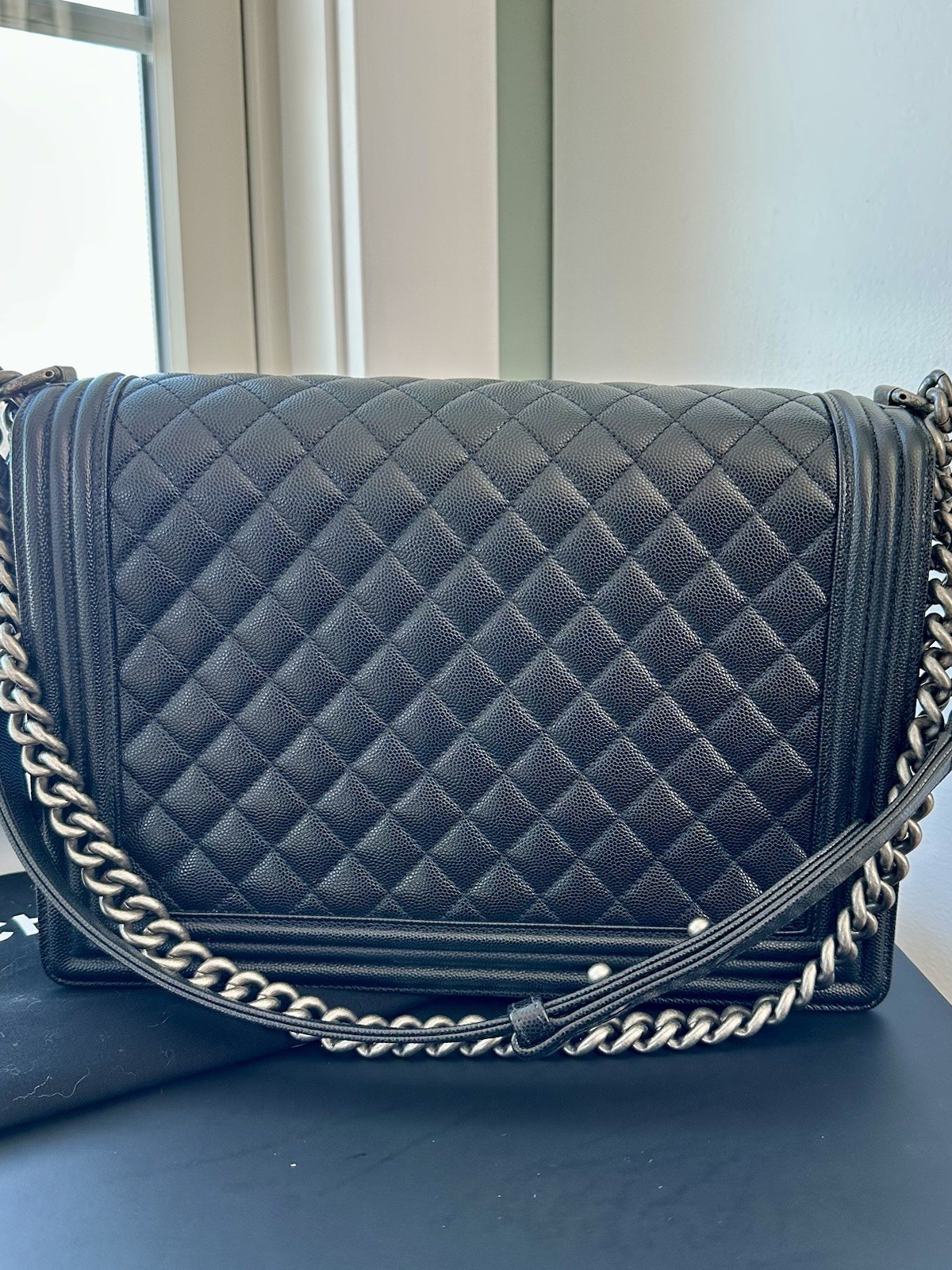 Authentic CHANEL Large Boy Bag-Pristine - image 2