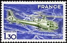 France Yvert Num 1805 ** Helicoptere  1974