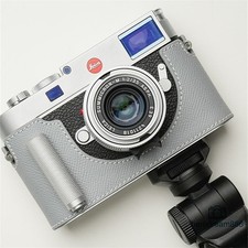 Grip Half Case For Leica M11 Genuine Leather Metal Insert Camera Cover MrStone