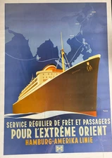 Vintage Poster 20x29 ships rolled
