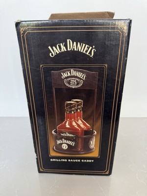 Jack Daniel s Grilling Sauce Caddy Set -  BBQ Holder Gift Set