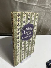 What Men Live By (ILLUSTRATED) [Hardcover] Leo Tolstoy Peter Pauper Press HC DJ