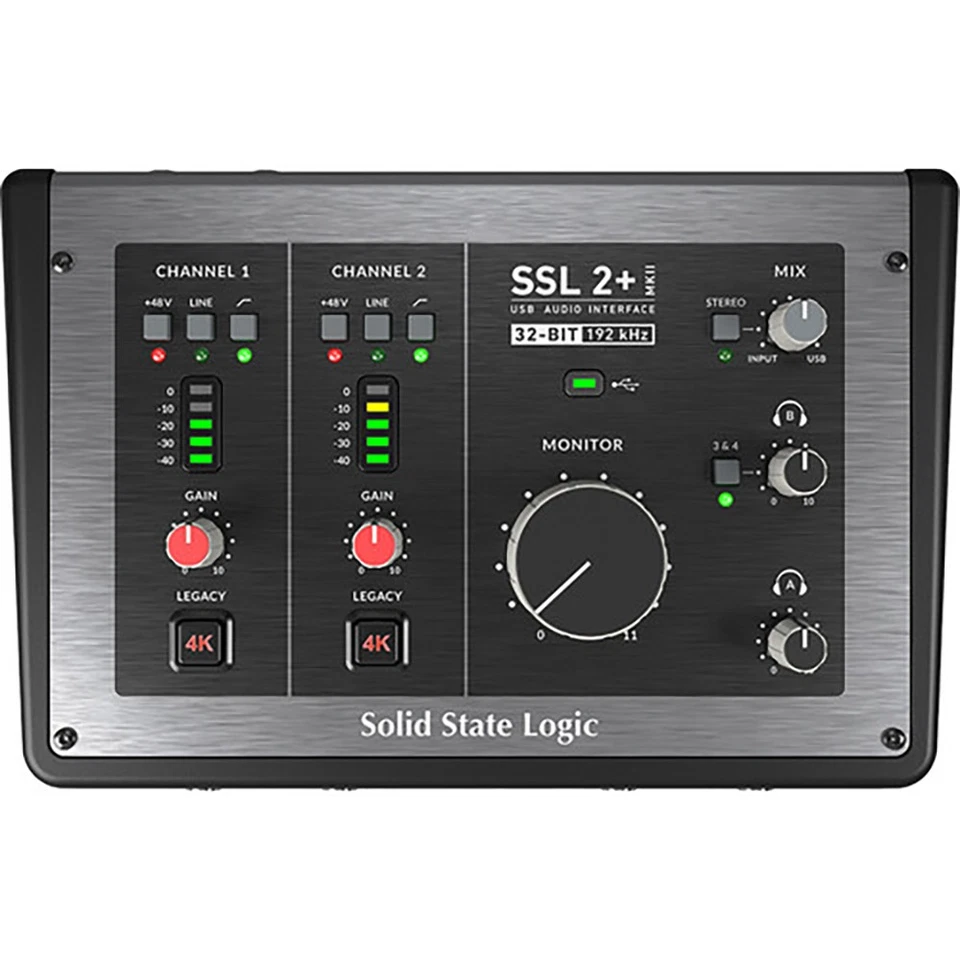 Solid State Logic SSL 2+ MKII - 2x4 USB Audio Interface - Image 2 of 4