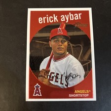 2008 Topps Heritage High Number - Chrome Erick Aybar #C272 /1959