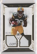 2017 National Treasures Rookie Dual Materials Gold 6/49 Jamaal Williams #38 6fs