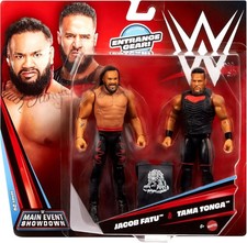 Mattel WWE Action Figures 2-Pack Series #24 Tama Tonga & Jacob Fatu 6-Inch JHJ56