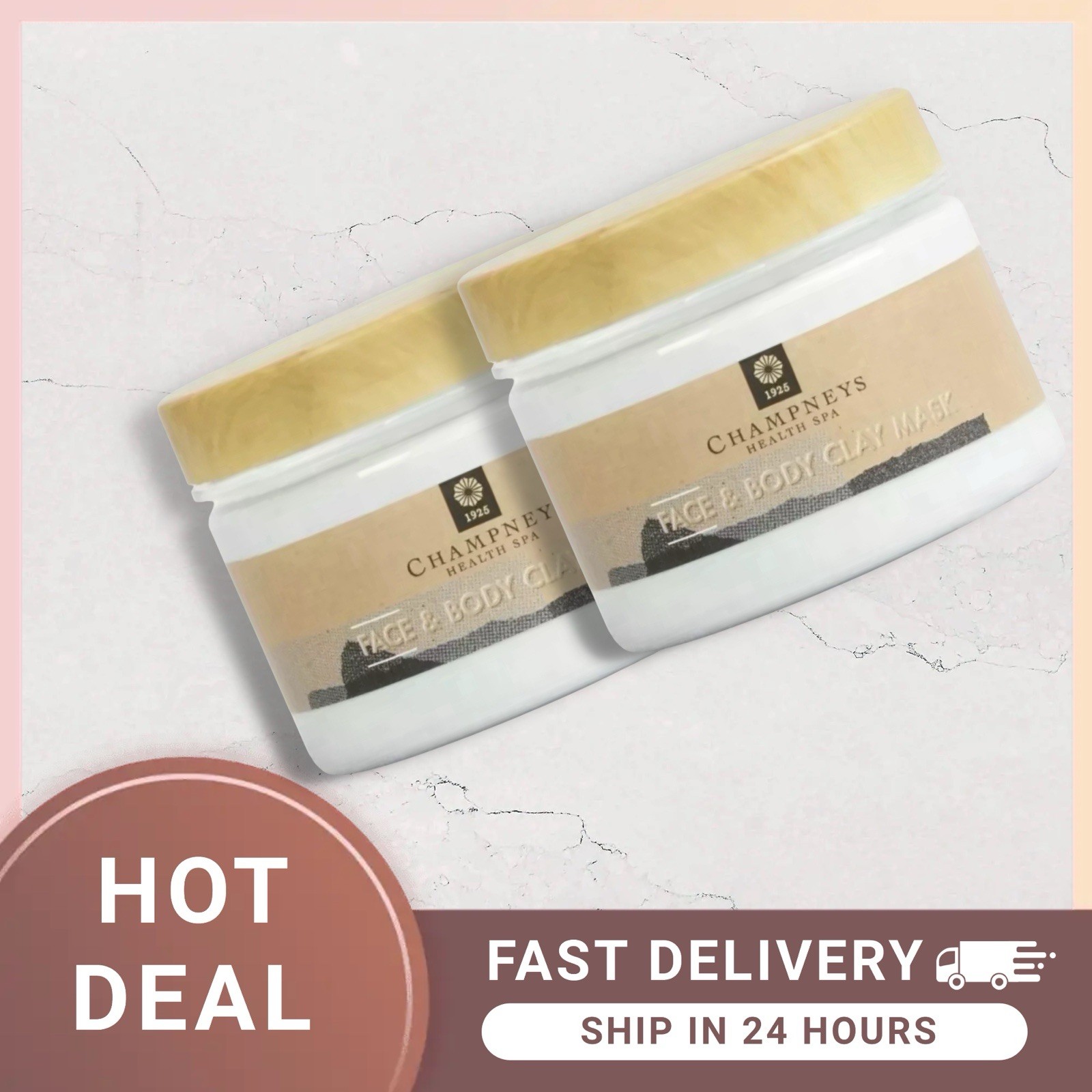 CHAMPNEYS HEALTH SPA Champneys Face & Body Clay Mud 2 X 300G