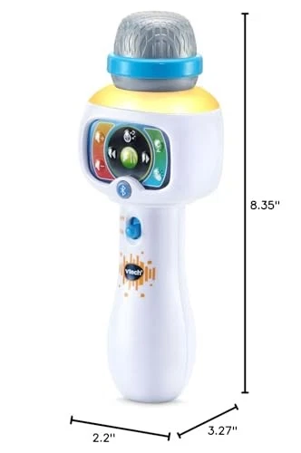 VTech Sing It Out Karaoke Microphone, White - Kids Portable, Built-in Songs - Image 3 of 4