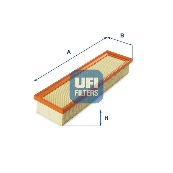 UFI Luftfilter Filtereinsatz FüR CitroëN C3 II 1.4 Peugeot 207 SW 30.A15.00-image
