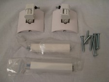 2x White Bose UB-20 Wall Ceiling Brackets For Double or Single Cube Speakers OEM
