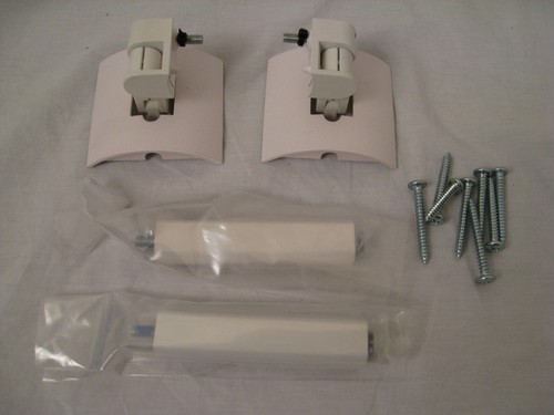 2x White Bose UB-20 Wall Ceiling Brackets For Double or Single Cube Speakers OEM