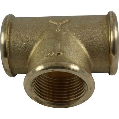 Maestrini Messing Gleich T-Stück (1'' BSP Weiblich)