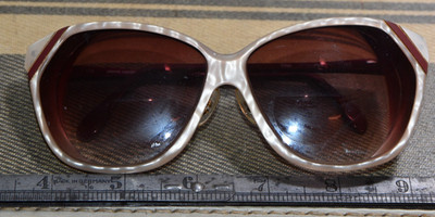 Vintage PIERRE CARDIN Tina Pink 138 SUNGLASSES France Oversized Woman's