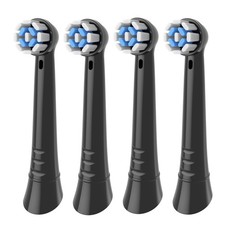 Image of Oral-B iO Ultimate Clean Replacement Toothbrush Heads Electric Pack of 4 - Black
