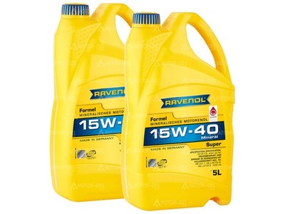 10 (2x5) Liter RAVENOL Formel Super 15W-40 Motoröl