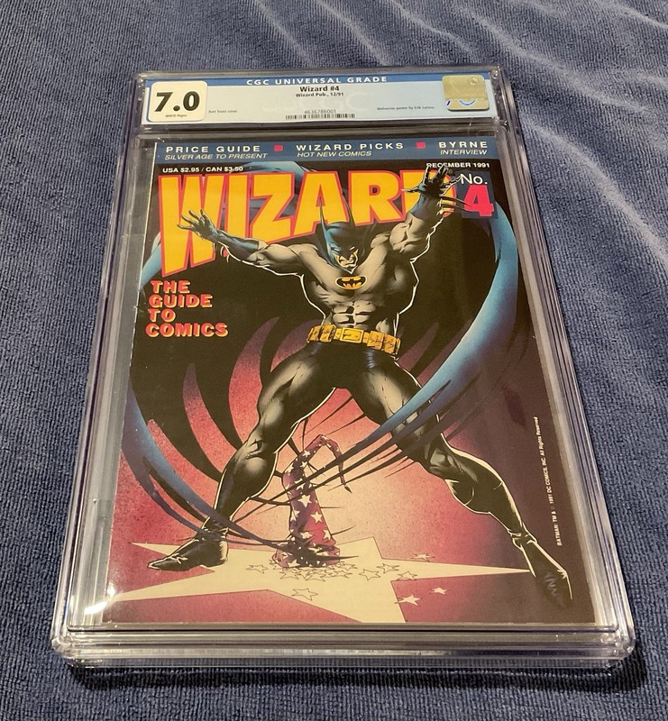 Wizard The Guide To Comics #4 Batman (Bart Sears Cover) CGC  Nice!