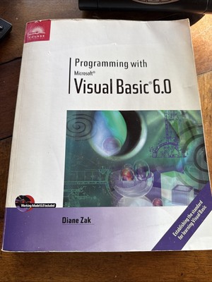 RARE-Programming with Microsoft Visual Basic 6.0 by Diane Zack,BOOK AND SOFTWARE
