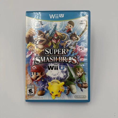 Super Smash Bros. (Nintendo Wii U, 2014) Complete With Manual CIB / Clean Disc