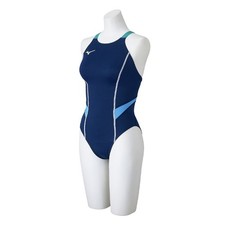 Mizuno Women s GX SONIC STREAM Competitive Swimsuit Medium Cut N2MAC72582 Navy