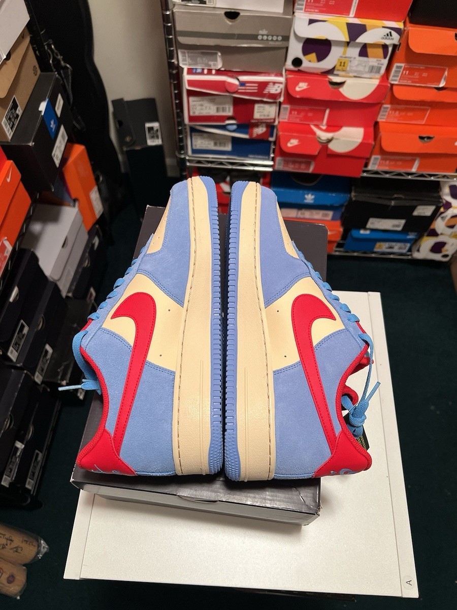 Mens Size 10 Nike Air Force 1 Doraemon 07 LV8 Sneakers White Blue Red FQ8714-401 Nike Air Force 1 Low  main image 3
