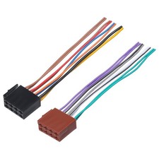 8 8 Pin Universal Car Radio Stereo Wiring Harness Car Audio Video Wire Cable ...