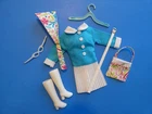 Vtg Barbie-Clone Shillman Dress Set w/Handmade & Hong Kong Accessories Lot