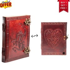 Leather Journal7x5 Genuine Leather Diary 200 Pages Notebook Buy 1 Get 1 Free