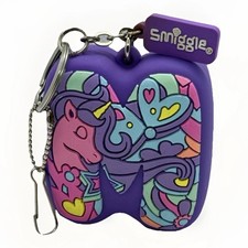 Smiggle Alphabet Keyring Letter “M” Bag Charm Squishy Unicorn Design